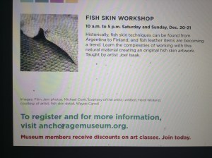 Salmon Skin Workshop